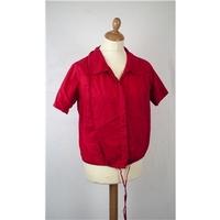 Fat Face - Size: 12 - Red - Short sleeved shirt