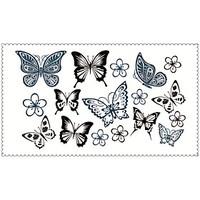Fashion Temporary Tattoos Butterfly Sexy Body Art Waterproof Tattoo Stickers 5PCS (Size: 2.36\'\' by 4.13\'\')
