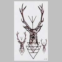 Fashion Tattoo Black Fairy Deer Waterproof Tattoo Stickers