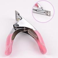 false nail tips manicure scissors nail art tool u shaped piece cut thr ...