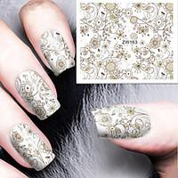 fashion printing pattern water transfer printing nail stickers