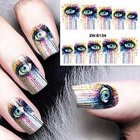 Fashion Printing Pattern Cartoon Transfer Printing Nail Stickers