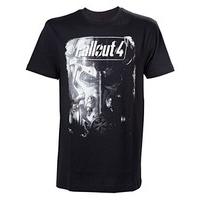 fallout 4 mens brotherhood of steel short sleeve t shirt black medium