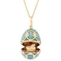 Faberge Palais Tsarskoye Selo Pendant Turquoise Locket