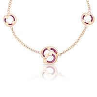 Faberge Rococo Bracelet Purple Enamel 18ct Rose Gold