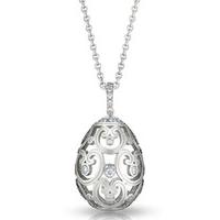 Faberge Imperial Imperatrice Pendant Diamond White Gold