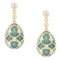 Faberge Heritage Earrings Palais Tsarskoye Selo Turquoise