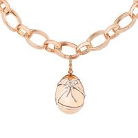Faberge Heritage Egg Charm Cadeau Diamond Rose Gold