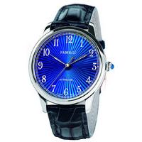 Faberge Agathon White Gold and Blue Dial