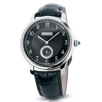 Faberge Agathon Small Seconds White Gold and Black Dial