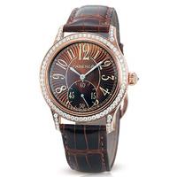 Faberge Agathon Medium Diamond and Hazel Dial