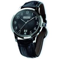 Faberge Agathon Date White Gold and Black Dial
