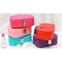 Faux Leather Jewellery Box - 7 Colours