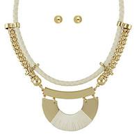 Fashion Big Necklace And Earring Jewelry Sets