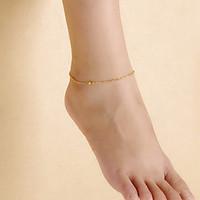 Fashion Women Beach Yoga Dance Simple Matte Beads Chain Anklets
