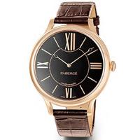 Faberge Watch Lady 18ct Rose Gold Black Dial