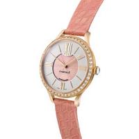 Faberge Watch Lady 18ct Rose Gold White and Pink Dial