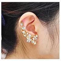 Fashion Lady Diamond Butterfly Clip Earring 1PC