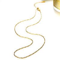 Fashion Sample 24K Gold Plated Necklaces Golden Chain Necklaces Daily / Casual 1pc Jewelry