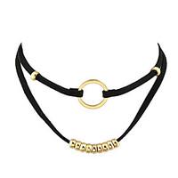 Fashion Black Wide Choker Collar Necklaces