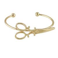 fashion scissors shape cuff bangles christmas gifts