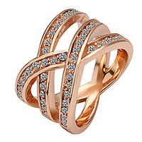 Fashion Women\'s Gold Rose Gold Statement Rings(1 Pc)