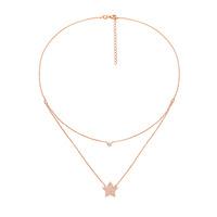 FASHIONABLY ROSE GOLD STARRY SKY NECKLACE