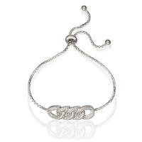 FASHIONABLY SILVER KNOTS BRACELET