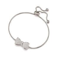 fashionably silver papillion bracelet