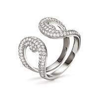 FASHIONABLY SILVER KNOTS RING