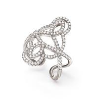 FASHIONABLY SILVER KNOTS RING