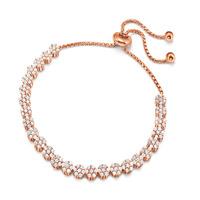 FASHIONABLY ROSE GOLD FLOWER BLOSSOM BRACELET