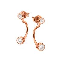 fashionably rose gold stud drops