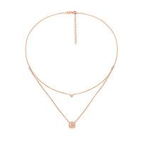 FASHIONABLY ROSE GOLD FLOWER BLOSSOM NECKLACE