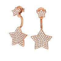 FASHIONABLY ROSE GOLD STARRY SKY EARRINGS