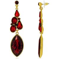 fashionvictime woman earrings fancy rhodium plated crystal trendy je w ...