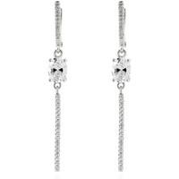 Fashionvictime - Woman Earrings - Silver 925 - Cubic Zirconia - Trendy Jewelle women\'s Earrings in Other
