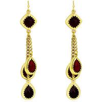 fashionvictime woman earrings fancy base metal resin trendy jeweller w ...