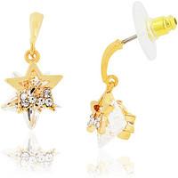 fashionvictime woman earrings star base metal crystal trendy jewelle w ...