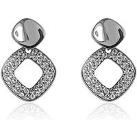 fashionvictime woman earrings diamond rhodium plated crystal trendy wo ...
