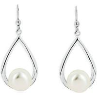 fashionvictime woman earrings beads silver 925 pearl timeless jewell w ...