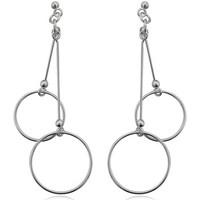 fashionvictime woman earrings circle silver 925 designer jewellery wom ...