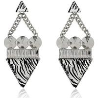 fashionvictime woman earrings diamond base metal resin trendy jewell w ...