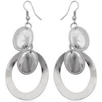 fashionvictime woman earrings oval base metal trendy jewellery womens  ...