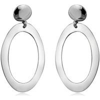 fashionvictime woman earrings oval silver 925 designer jewellery women ...