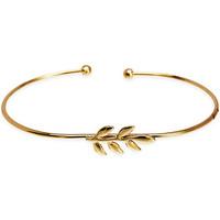 fashionvictime woman bracelet leaf gold and rhodium plated timeless je ...