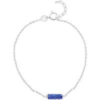 Fashionvictime - Woman Bracelet - Silver 925 - Crystal - Timeless Jewellery - women\'s Bracelet in blue