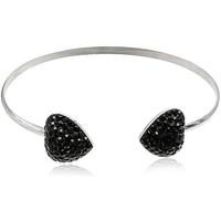 fashionvictime woman bracelet heart silver 925 crystals from swarovski ...