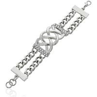 fashionvictime woman bracelet knotted base metal crystal trendy jewe w ...