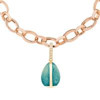 faberge heritage 18ct yellow gold 006ct diamond turquoise enamel egg c ...